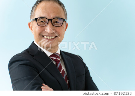 商人肖像高級西裝 87192123