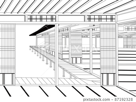 Ukiyo-e Japanese-style room Part 3 87192328