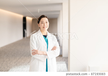 Medical image Young female doctor Shooting cooperation: LINK FOREST 87193083