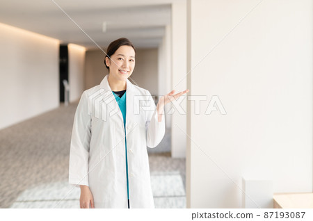 Medical image Young female doctor Shooting cooperation: LINK FOREST 87193087