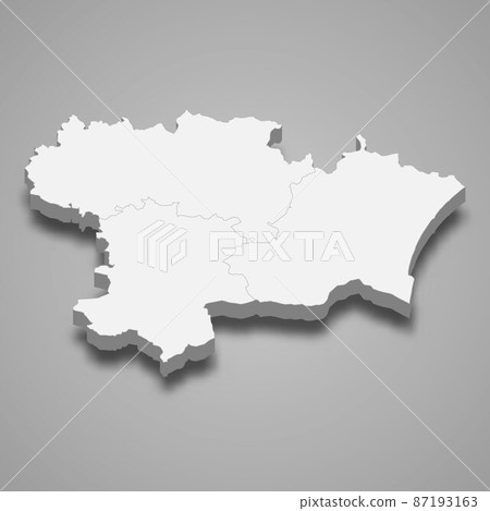 3d isometric map of Aude is a department in France 3d isometric map of Aude is a department in France 87193163