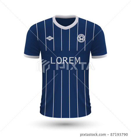 Realistic soccer shirt Bochum 2022, jersey template for football Realistic soccer shirt Bochum 2022, jersey template for football 87193790