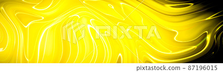 Liquid marbling paint texture background. Fluid painting abstract texture, Intensive color mix wallpaper. 87196015