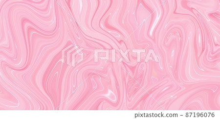 Swirls of marble or the ripples of agate. Liquid marble texture with pink colors. Abstract painting background for wallpapers, posters, cards, invitations, websites. Fluid art Swirls of marble or the ripples of agate. Liquid marble texture with pink colors. Abstract painting background for wallpapers, posters, cards, invitations, websites. Fluid art 87196076