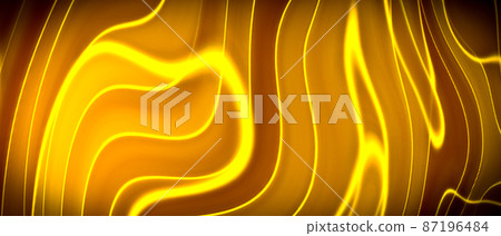 Liquid marbling paint texture background. Fluid painting abstract texture, Intensive color mix wallpaper. 87196484