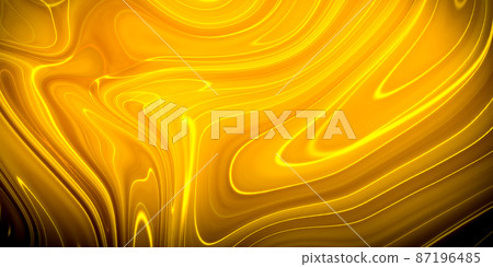 Liquid marbling paint texture background. Fluid painting abstract texture, Intensive color mix wallpaper. 87196485