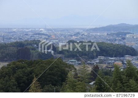 Omuta City, Omuta City as seen from Fukoji Temple, 87196729