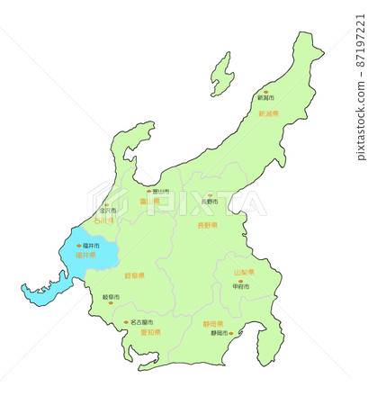 日本中部福井青地圖 日本中部福井青地圖 87197221