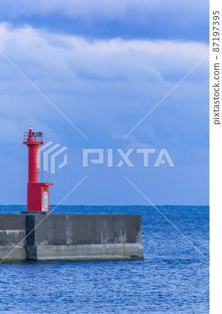 Lighthouse in Ose Port, Hitachi City, Ibaraki Prefecture 87197395