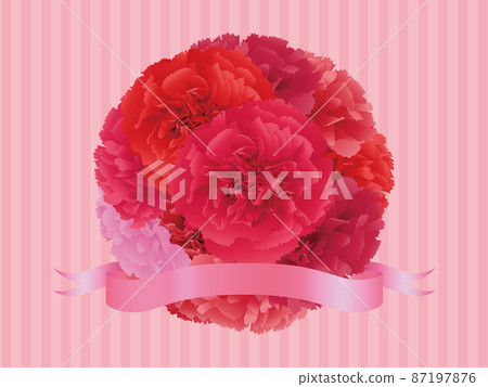 Mother's Day carnation background material Mother's Day carnation background material 87197876