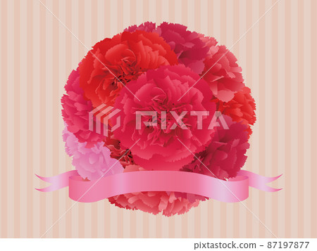 Mother's Day carnation background material 87197877