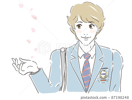 LGBTQ,一個懷著希望慶祝新學期的高中男生 LGBTQ,一個懷著希望慶祝新學期的高中男生 87198248