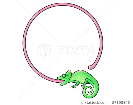 變色龍 frame_round_leftward 變色龍 frame_round_leftward 87198548