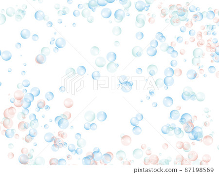 Shabon, foam, soap bubbles, cleanliness, women,... - Stock Illustration ...