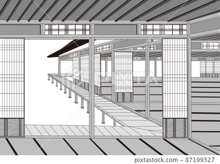 Ukiyo-e Japanese-style room Part 4 87199327