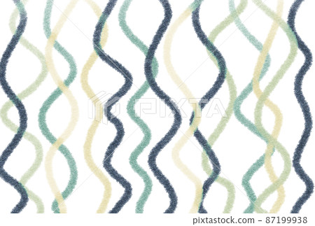 Background material_colored pencils_green 87199938