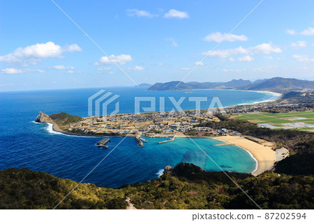 Superb view from Ishiyama, Itoshima City, Fukuoka Prefecture Superb view from Ishiyama, Itoshima City, Fukuoka Prefecture 87202594