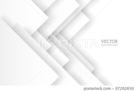 White rectangle background vector material 87202650