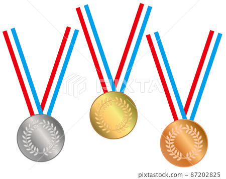 Shining gold medal Silver medal Bronze medal Shining gold medal Silver medal Bronze medal 87202825