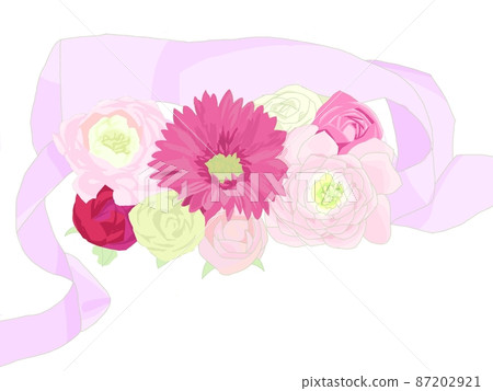 花束的例證 87202921