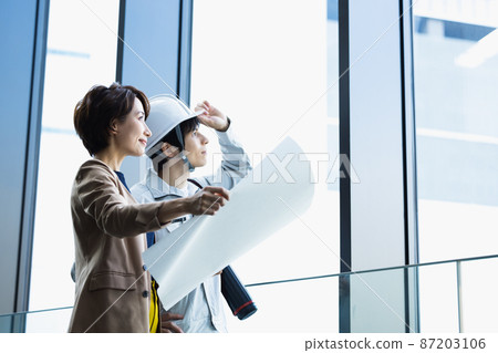 Business construction architecture men and women photography cooperation: LINK FOREST Business construction architecture men and women photography cooperation: LINK FOREST 87203106