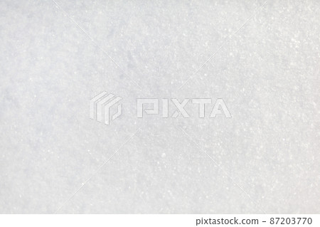 Clean, white snow close up. Winter background. Snow surface 87203770