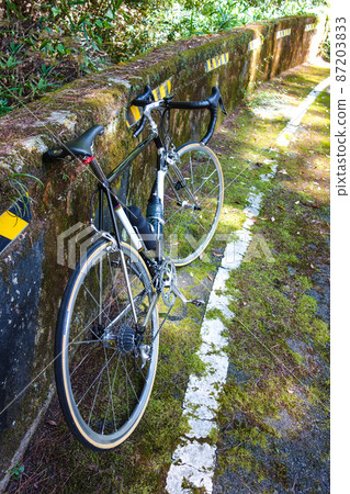 Old road and black road bike Old road and black road bike 87203833
