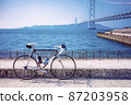 Akashi Kaikyo Bridge and Road Bike 87203958