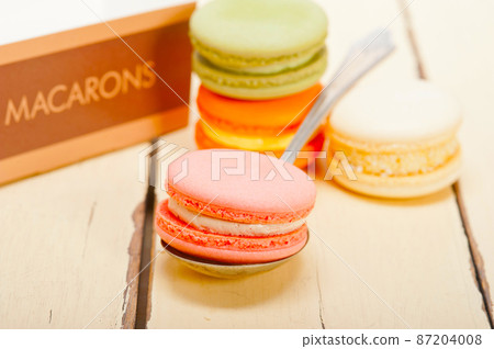 colorful french macaroons colorful french macaroons 87204008