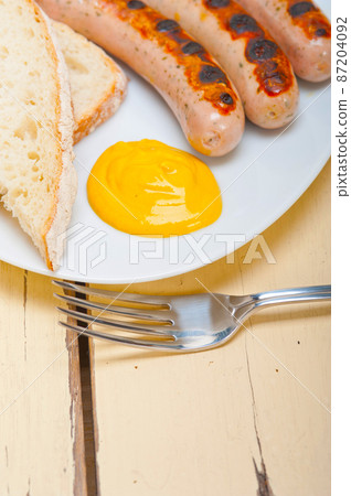 traditional German wurstel sausages traditional German wurstel sausages 87204092
