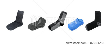 men's and women's socks on a white background men's and women's socks on a white background 87204236