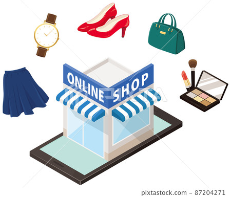 Online shopping fashion items 87204271