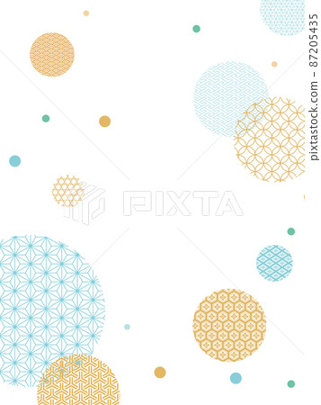 Japanese pattern background material Japanese pattern background material 87205435