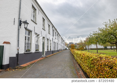 Hoogstraten, Belgium, 11 november 2021, UNESCO listed Beguinage of Hoogstraten, Belgium. The 87205480