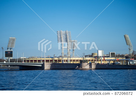 Petrovsky Stadium in St. Petersburg. Petrovsky Stadium in St. Petersburg. 87206072