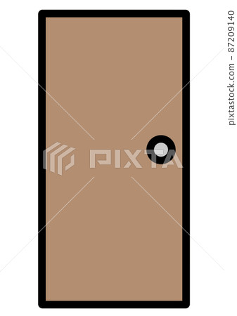 Door illustration material Door illustration material 87209140