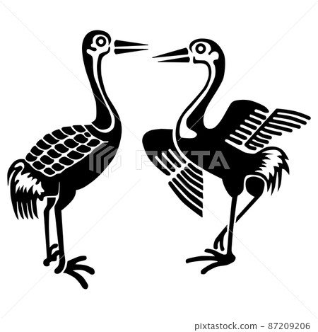 It is the family crest of Gamo Ujisato. It is called Gamo vs. Tsuru. 87209206