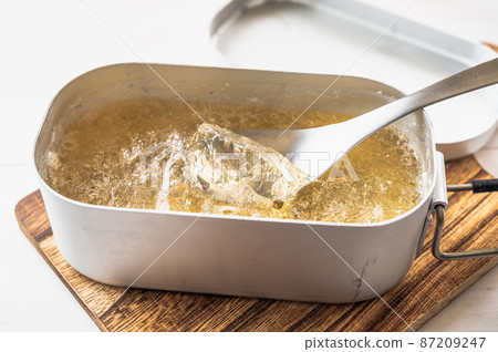 Ginger ale jelly made with Mestin Ginger ale jelly made with Mestin 87209247