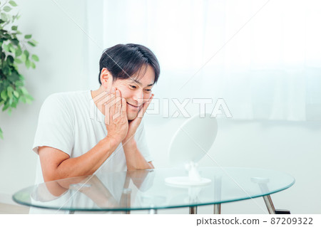 皮膚好的男人（微笑） 87209322