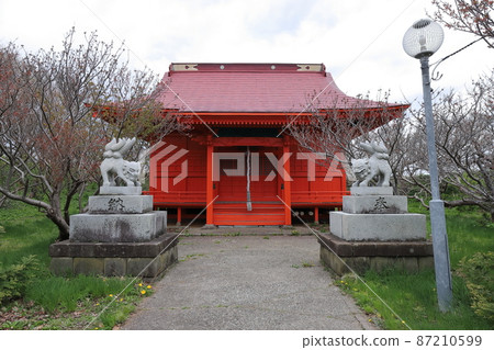 Hokkaido Esashi Kamome Island Itsukushima Shrine 87210599