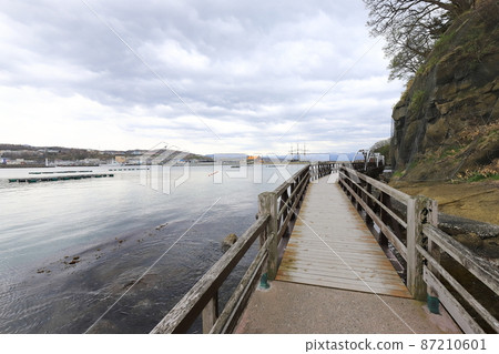北海道江差海鷗島木板路 北海道江差海鷗島木板路 87210601