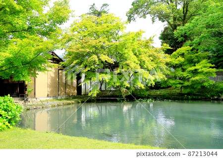 Fresh green mountain temple Tsuneyama residence 87213044