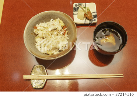 Japanese food rice 87214110
