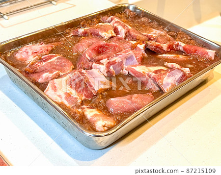 Soak spare ribs 87215109