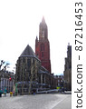 Red church seen from the east side 87216453