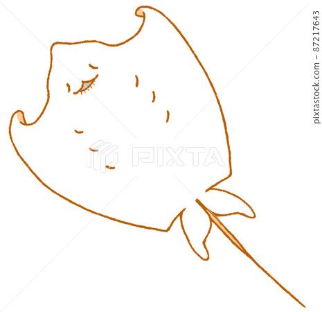 Behind the swimming rays (orange) Behind the swimming rays (orange) 87217643