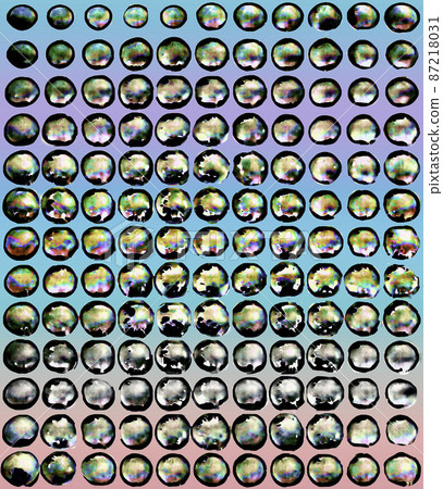 彩色玻璃球壁紙 彩色玻璃球壁紙 87218031