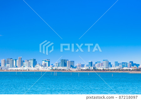 東京街景（舞濱海岸） 87218097