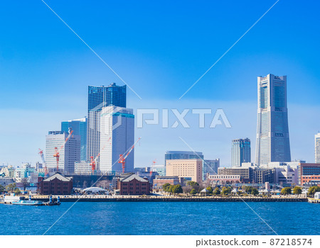 Yokohama Red Brick Warehouse and Minatomirai 87218574