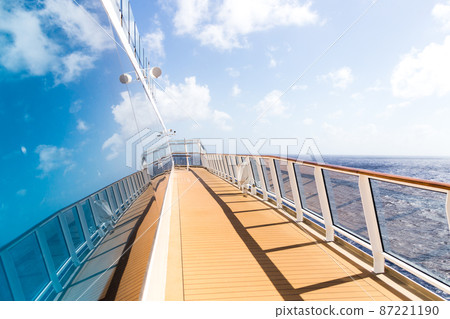 Cruise ship open deck Cruise ship open deck 87221190